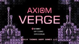 Axiom Verge Title Screen